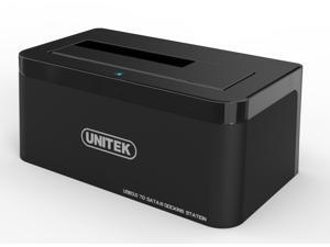 UNITEK USB 3.0 to SATA External Hard Drive Docking Station for 2.5 3.5 Inch SATA I / II / III HDD SSD, Support UASP SATA 6Gbps & 6TB, 12V2A Power Supply UNITEK USB 3.0 to SATA External Hard Drive Docking Station for 2.5 3.5 Inch SATA I / II / III HDD SSD, Support UASP SATA 6Gbps & 6TB, 12V2A Power Supply