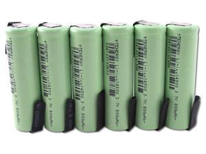 Combo: 6 PCS Tenergy Li-Ion 14500 Cylindrical 3.7V 800mAh Rechargeable Batteries w/ Tabs Combo: 6 PCS Tenergy Li-Ion 14500 Cylindrical 3.7V 800mAh Rechargeable Batteries w/ Tabs