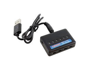 Tenergy T453 6-Port LiPo Battery Charger, RC Drone Battery Charger with 6 Converting Cables, Multi Battery Charger for 3.7V (1S) Lithium Polymer RC Quadcopter Batteries with JST or Losi Connector Tenergy T453 6-Port LiPo Battery Charger, RC Drone Battery Charger with 6 Converting Cables, Multi Battery Charger for 3.7V (1S) Lithium Polymer RC Quadcopter Batteries with JST or Losi Connector