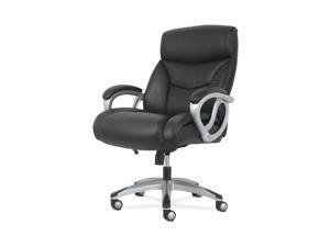 Sadie Big And Tall High-Back Executive Chair, Black Leather (HVST341) Sadie Big And Tall High-Back Executive Chair, Black Leather (HVST341)