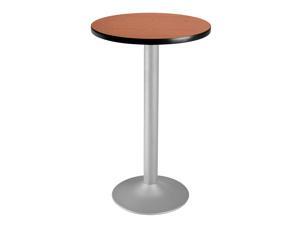 24 in. Contemporary Round Folding Cafe Table (Mahogany) 24 in. Contemporary Round Folding Cafe Table (Mahogany)