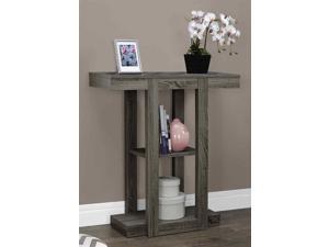 Monarch Specialties Dark Taupe Reclaimed-Look Hall Console Accent Table I 2456 Monarch Specialties Dark Taupe Reclaimed-Look Hall Console Accent Table I 2456