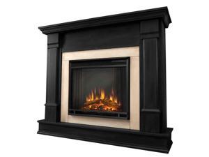 Real Flame Silverton Electric Fireplace in Black - G8600E-B Real Flame Silverton Electric Fireplace in Black - G8600E-B