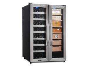 Whynter Freestanding 3.6 cu. ft. Wine Cooler and Cigar Humidor Center Whynter Freestanding 3.6 cu. ft. Wine Cooler and Cigar Humidor Center