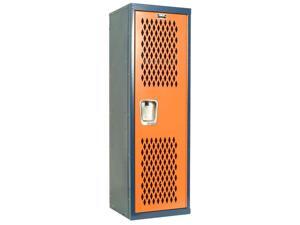 Home Team Locker,Navy Blue/Orange HALLOWELL HTL151548-1JH Home Team Locker,Navy Blue/Orange HALLOWELL HTL151548-1JH