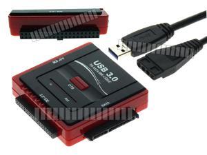 USB 3.0 A to 2.5” IDE 3.5” IDE SATA Adapter Cable with OTB + USB Male to Male Cable 3 in 1 Hard Drive Converter Cable with External Power for 2.5 IDE 3.5 IDE SATA I II Hard Drive HDD USB 3.0 A to 2.5” IDE 3.5” IDE SATA Adapter Cable with OTB + USB Male to Male Cable 3 in 1 Hard Drive Converter Cable with External Power for 2.5 IDE 3.5 IDE SATA I II Hard Drive HDD