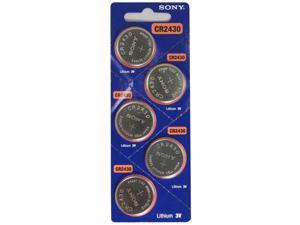 5pk Sony Coin Cell Battery CR2430 3V Lithium Replaces DL2430, BR2430 FAST SHIP 5pk Sony Coin Cell Battery CR2430 3V Lithium Replaces DL2430, BR2430 FAST SHIP
