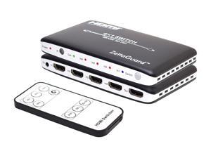 Zettaguard 4K x 2K 4 Port 4 x 1 HDMI Switch with PIP and IR Wireless Remote Control, HDMI Switcher Hub Port Switches (ZW410) Zettaguard 4K x 2K 4 Port 4 x 1 HDMI Switch with PIP and IR Wireless Remote Control, HDMI Switcher Hub Port Switches (ZW410)