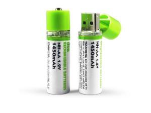 Rechargeable USB Battery 1.2V NI-MH AA 1450mAh/pc one pack of 2pcs Rechargeable USB Battery 1.2V NI-MH AA 1450mAh/pc one pack of 2pcs