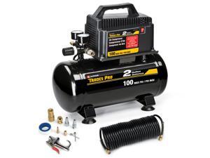 Trades Pro 2 Gallon Air Compressor With Accessories - 837254 Trades Pro 2 Gallon Air Compressor With Accessories - 837254