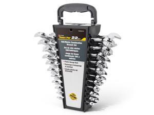 Trades Pro 22pc Raised Panel Wrench Set, Sae & Metric New! - 836574 Trades Pro 22pc Raised Panel Wrench Set, Sae & Metric New! - 836574