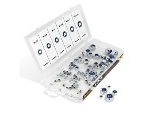 Trades Pro 100 Piece Metric Nylon Locknut Assortment - 836405 Trades Pro 100 Piece Metric Nylon Locknut Assortment - 836405