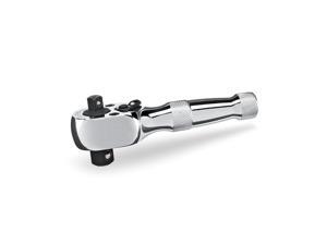 Powerbuilt 1/4-Inch x 3/8-Inch Drive Stubby Dual Head Ratchet Handle - 640931 Powerbuilt 1/4-Inch x 3/8-Inch Drive Stubby Dual Head Ratchet Handle - 640931