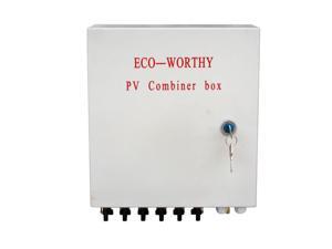 ECO-WORTHY Solar Combiner Box with Circuit Breakers - 6-String PV Enclosure - 10A Breakers ECO-WORTHY Solar Combiner Box with Circuit Breakers - 6-String PV Enclosure - 10A Breakers