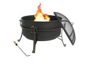 Sunnydaze Steel Cauldron Fire Pit, 24 Inch Diameter Sunnydaze Steel Cauldron Fire Pit, 24 Inch Diameter