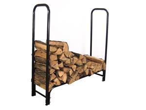 Sunnydaze 4-Foot Firewood Log Rack ONLY, Outdoor Fireplace Wood Stacker Storage Holder, Black Sunnydaze 4-Foot Firewood Log Rack ONLY, Outdoor Fireplace Wood Stacker Storage Holder, Black