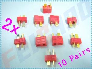 10 Pairs Dean Connector XT plug T plug For ESC Battery 10 Pairs Dean Connector XT plug T plug For ESC Battery