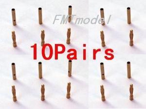 10Pairs Thick Gold Plated 2.0mm Bullet Connector ( banana plug ) For ESC Battery 10Pairs Thick Gold Plated 2.0mm Bullet Connector ( banana plug ) For ESC Battery