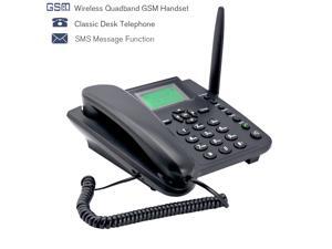Sourcingbay Wireless GSM Desk Phone - Quadband, SMS Function, 2g Network Required(Black) Sourcingbay Wireless GSM Desk Phone - Quadband, SMS Function, 2g Network Required(Black)