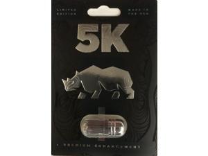 Rhino 5K Black Male Sexual Performance Enhancer Limited Edition (Pack of 1) Rhino 5K Black Male Sexual Performance Enhancer Limited Edition (Pack of 1)