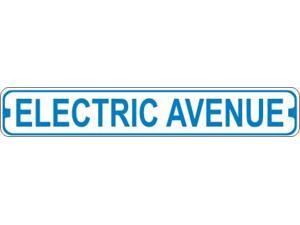 Electric Avenue Novelty Metal Street Sign Electric Avenue Novelty Metal Street Sign