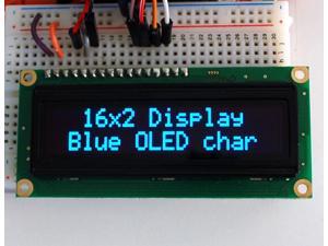 Blue Character OLED 16x2 Blue Character OLED 16x2