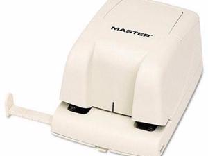 Master EP210 Electric/Battery-Operated Two-Hole Punch - MATEP210 Master EP210 Electric/Battery-Operated Two-Hole Punch - MATEP210
