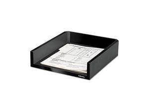Fellowes Mfg. Co. FEL8038501 Letter Tray- Holds Letter-A4 Paper- 11-.13in.x13in.x2-.50in.- Black Fellowes Mfg. Co. FEL8038501 Letter Tray- Holds Letter-A4 Paper- 11-.13in.x13in.x2-.50in.- Black