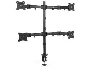 VIVO Quad Monitor Adjustable Heavy Duty Desk Mount Stand Fits 4 Screens upto 27" VIVO Quad Monitor Adjustable Heavy Duty Desk Mount Stand Fits 4 Screens upto 27"