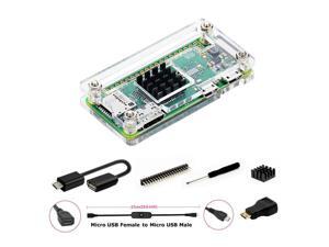 Pi Zero Case, iUniker Raspberry Pi Zero Starter Kit for Raspberry Pi Zero W and Pi Zero 1.3 (Acrylic Clear) Pi Zero Case, iUniker Raspberry Pi Zero Starter Kit for Raspberry Pi Zero W and Pi Zero 1.3 (Acrylic Clear)