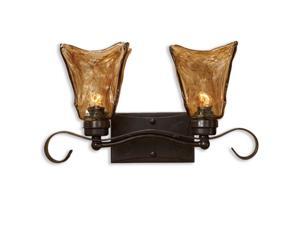 Uttermost Vetraio 2-Light Vanity Strip Oil Rubbed Bronze - 22800 Uttermost Vetraio 2-Light Vanity Strip Oil Rubbed Bronze - 22800