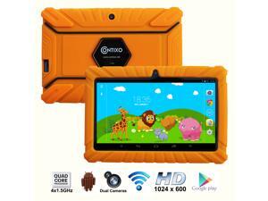 Contixo 7 Inch Quad Core Android 4.4 Kids Tablet, HD Display 1024x600, 1GB RAM, 8GB Storage, Dual Cameras, Wi-Fi, Kids Place App & Google Play Store Pre-installed, Kid-Proof Case (Orange) Contixo 7 Inch Quad Core Android 4.4 Kids Tablet, HD Display 1024x600, 1GB RAM, 8GB Storage, Dual Cameras, Wi-Fi, Kids Place App & Google Play Store Pre-installed, Kid-Proof Case (Orange)