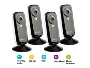 Contixo E1 Baby Monitor Camera | 2-Way Audio Night Vision Motion Sensor 720 HD WiFi Camera App Remote Control Wireless Nanny Cam Expandable w/ Mount (Black, 4-Pack) Contixo E1 Baby Monitor Camera | 2-Way Audio Night Vision Motion Sensor 720 HD WiFi Camera App Remote Control Wireless Nanny Cam Expandable w/ Mount (Black, 4-Pack)