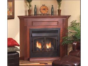 Standard Corner Cabinet Mantel EMBC11SC with Base - Cherry Standard Corner Cabinet Mantel EMBC11SC with Base - Cherry