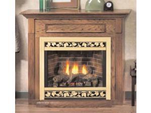 Standard Cabinet Mantel EMBF3SDO with Base - Dark Oak Standard Cabinet Mantel EMBF3SDO with Base - Dark Oak
