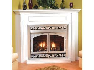 Standard Corner Cabinet Mantel EMC22C with Base - Cherry Standard Corner Cabinet Mantel EMC22C with Base - Cherry