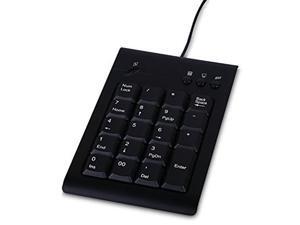 V7 Keypad KP1019-USB-4EB Black 19 Normal Keys USB Wired USB Numeric Keypad V7 Keypad KP1019-USB-4EB Black 19 Normal Keys USB Wired USB Numeric Keypad
