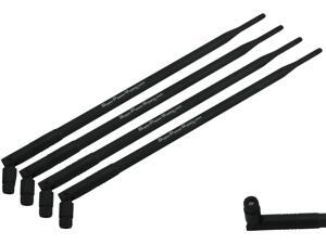 Super Power Supply® 4 x 9dBi 2.4GHz 5GHz Dual Band WiFi Booster RP-SMA Wireless Antennas for Wireless Routers Super Power Supply® 4 x 9dBi 2.4GHz 5GHz Dual Band WiFi Booster RP-SMA Wireless Antennas for Wireless Routers