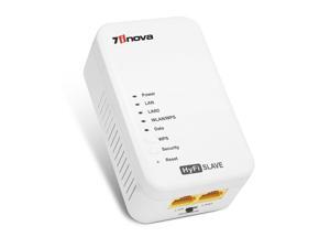 7inova 7WHP550S HyFi Add-On Slave Extender Adapter with 2 LAN ports and Power-On Switch 7inova 7WHP550S HyFi Add-On Slave Extender Adapter with 2 LAN ports and Power-On Switch