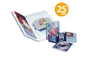 Universal Video Game Case with Full Sleeve Insert (25) Super NES - Sega Genesis - CD - Nintendo 64 Retro Gaming Protective Cases Universal Video Game Case with Full Sleeve Insert (25) Super NES - Sega Genesis - CD - Nintendo 64 Retro Gaming Protective Cases