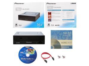 Pioneer BDR-2209 16X M-Disc Blu-ray BDXL CD DVD Internal Burner Writer Drive + FREE 3pk Mdisc BD + CyberLink Software Disc + Cable & Mounting Screws Pioneer BDR-2209 16X M-Disc Blu-ray BDXL CD DVD Internal Burner Writer Drive + FREE 3pk Mdisc BD + CyberLink Software Disc + Cable & Mounting Screws