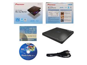 Pioneer BDR-XD05 6X M-Disc BDXL CD DVD Slim Portable External Burner Writer Drive + FREE 3pk Mdisc BD + CyberLink Software Disc + USB Cable Pioneer BDR-XD05 6X M-Disc BDXL CD DVD Slim Portable External Burner Writer Drive + FREE 3pk Mdisc BD + CyberLink Software Disc + USB Cable