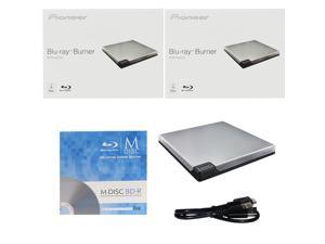 Pioneer BDR-XD05S 6X M-Disc BDXL CD DVD Slim Portable External Burner Writer Drive + FREE 1pk Mdisc BD + USB Cable Pioneer BDR-XD05S 6X M-Disc BDXL CD DVD Slim Portable External Burner Writer Drive + FREE 1pk Mdisc BD + USB Cable