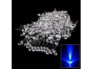 200Pcs 5mm Blue Round Emitting Diode LED Light Lamp 3.0-3.2V 200Pcs 5mm Blue Round Emitting Diode LED Light Lamp 3.0-3.2V