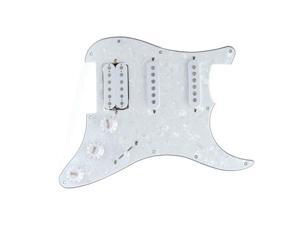 Loaded Prewired Pickguard SSH White Pearl for ETC Guitar Loaded Prewired Pickguard SSH White Pearl for ETC Guitar