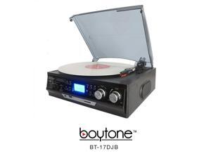 Boytone BT-17DJB Multi RPM Turntable, Black Boytone BT-17DJB Multi RPM Turntable, Black
