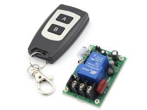 RF AC 220V 30A 1 Channel One Relay Wireless Learning Remote Control Switch Black Type Transmitter with 2 Keys RF AC 220V 30A 1 Channel One Relay Wireless Learning Remote Control Switch Black Type Transmitter with 2 Keys