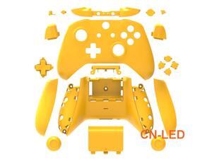 WPS Matte Yelow Case Housing Full Shell Set Faceplates + ABXY Buttons + RB LB Bumpers + Right/Left Rails for Xbox One S Slim (3.5mm Headphone Jack) Controllers for 1708 version WPS Matte Yelow Case Housing Full Shell Set Faceplates + ABXY Buttons + RB LB Bumpers + Right/Left Rails for Xbox One S Slim (3.5mm Headphone Jack) Controllers for 1708 version