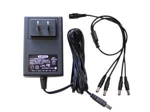 GW 12V 2Amp Power Adapter + 4 Way Power Splitter CCTV Surveillance Security Camera Power Supply GW 12V 2Amp Power Adapter + 4 Way Power Splitter CCTV Surveillance Security Camera Power Supply