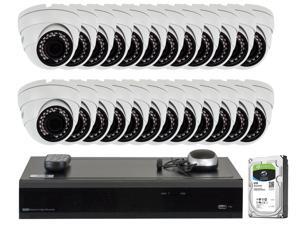 GW Security 32 CH 4K PoE NVR Security System, 5MP (2592 x 1944P) 4x Optical Zoom Motorized Lens, (24) x Weatherproof 5 Megapixels Dome IP Camera, Remotely Zoom In/Out Control from Smartphone, 8TB HDD GW Security 32 CH 4K PoE NVR Security System, 5MP (2592 x 1944P) 4x Optical Zoom Motorized Lens, (24) x Weatherproof 5 Megapixels Dome IP Camera, Remotely Zoom In/Out Control from Smartphone, 8TB HDD